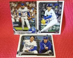 大谷翔平 佐々木朗希 ドジャース3枚 Topps MLB