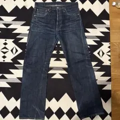 超濃紺 W34 Levi's 47501 1947年復刻 ビックE 赤耳 良品