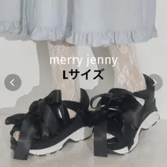 美品　merry jenny リボンスニーカーサンダル　フェミニンのサムネイル
