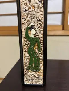 ロイヤルコペンハーゲン Baca（バッカ）鳥と花の花瓶 ファイアンス