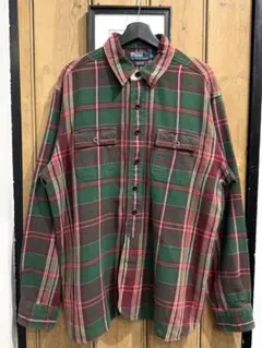 90s Polo by Ralph Lauren ネルシャツ ラルフ ヘビネル