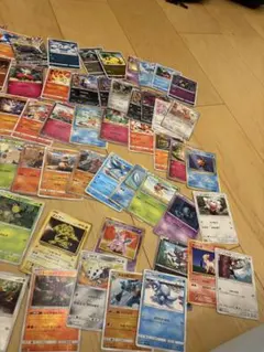 ポケモンカード大量傷や汚れありスリーブなし