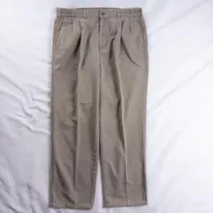 ビンテージ古着 メキシコ製 90s ツイル ツータック カーキ チノ スラックス