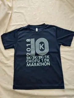 マラソンTシャツ　ネイビー　S