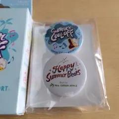 サマークールオフ　ステッカー　缶バッチ　匿名配送　東京ディズニーリゾート
