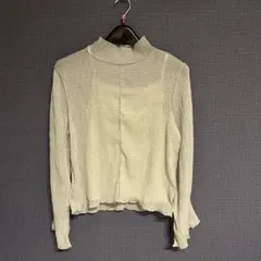 【未着用】GRL キャミソール付きチェック柄シアートップス