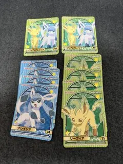 ポケモンカレーシール ブイズ リーフィア＆グレイシア 10枚セット