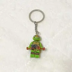 タートルズ　ブロックキーホルダー　ミケランジェロ
