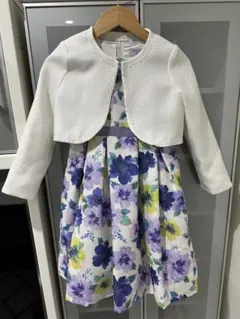 ANNA SUI 水彩柄フォーマルワンピース anyFAMカーディガン付き