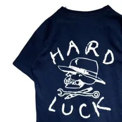 HARD LUCK TEAM GO FAST スカル Tシャツ ネイビーのサムネイル