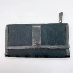 COACH　長財布　ブラック　正規品　送料無料のサムネイル