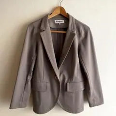 49AV JUNKO SHIMADA ジャケット40 ベージュ　ストレッチ 通勤