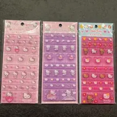 ハローキティ タイルシール　ブロックシール　サンリオ　日焼けキティー