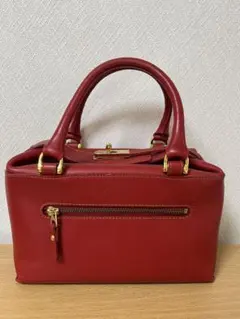 The Virgnia ハンドバッグ ボルドー ゴールド金具 - メルカリ