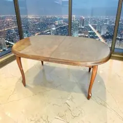 703. マルニ木工 伸長式ダイニングテーブル 楕円型 ヴィンテージ 100 2026年最新】marni ダイニングテーブルの人気アイテム - メルカリ