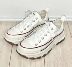 24cm 美品 CONVERSE ALL STAR TREKWAVE OX 白