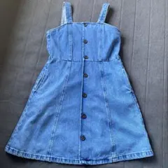 最終値下げGU デニム ジャンバースカート 140