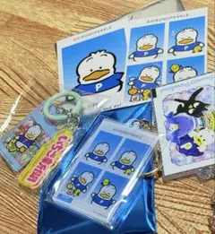 証明写真風キーホルダー あひるのペックル　スマロイド チケットキーホルダー