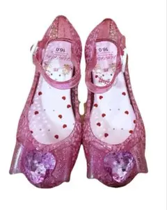 キティちゃん リボン付きサンダル 16センチ