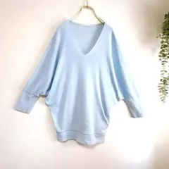 【fz3】ワールドワイド リパブリック　セーター　ニット　薄手　日本製　M