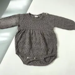 tete a tete グレー 長袖ロンパース 70