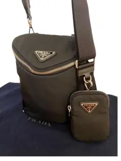 極美品✨PRADA プラダ　ナイロン ショルダーバッグ ポーチ付き