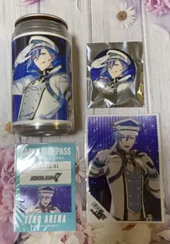 アイナナ ブラホワ　缶バッジ　ラベル缶　環