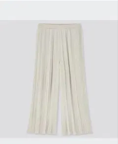 トモコ様　ユニクロ　シフォンプリーツスカートパンツ NATURAL BLUE