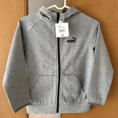 PUMA グレー フルジップパーカー 130