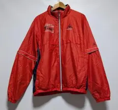 ルコックゴルフ 軽量 2WAYジャケット ウインドブレーカー 半袖 メンズLL