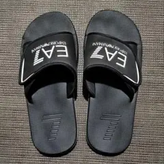 EMPORIO ARMANI EA7 アルマーニ メンズ サンダル ブラック