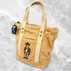 【希少✨】 ラルフローレン ポロベア キャンバストートバッグ 限定キーホルダー付のサムネイル