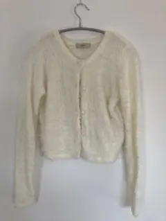 シャギーニットカーディガン