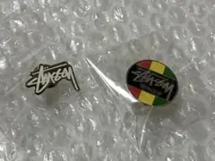 Stussy ステューシー ピンズ ピンバッジ 2個セット