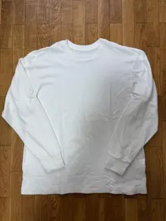 Hanes ヘインズ ロングTシャツ SHIRO 白のサムネイル