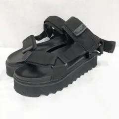 シャークハイソール +7cm スポーツサンダル 厚底 黒 M/26-26.5cmのサムネイル