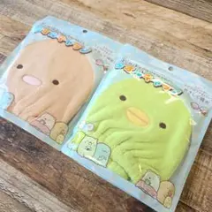 すみっコぐらし タオルキャップ とんかつ ぺんぎん？ お風呂 プール スイミングのサムネイル