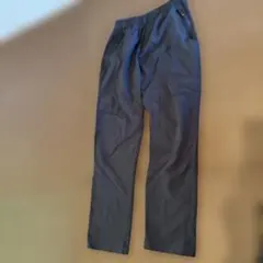 ダークグレー イージーパンツ ゴムウエスト