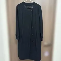 NOLLEY'S BOUTIQUE ブラック ロングコート 38のサムネイル