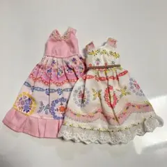 リカちゃん服ワンピース2点