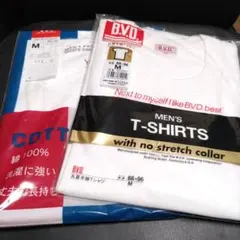 B.V.D.とGUNZEの Tシャツアンダーウェア両方で２枚の出品