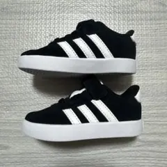 adidas ブラック スリッポン ベビーシューズ　スニーカー