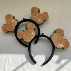 ディズニー ハンバーガー型カチューシャ 2つセット