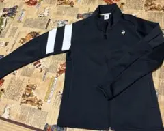 ルコックスポルティフ　ネイビー ストライプデザイン ジャージ