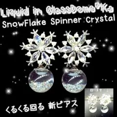 ꫛꫀꪝ✨数量限定❣液体ガラスドーム SnowFlake spinner 1