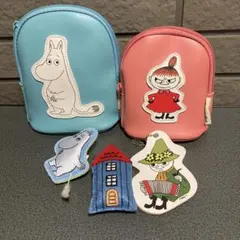 新品美品 ムーミン　ミー　スナフキン　ポーチ ネームタグ クリップ