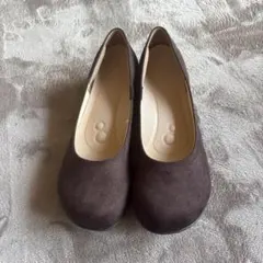 リゲッタ　ダークブラウン フラットシューズ　Ｌ