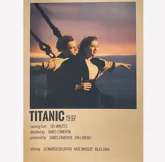 K167A3 タイタニック 映画 ポスター 洋画 レオナルド・ディカプリオ 新品