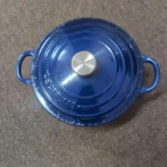 LE CREUSET 20センチ鍋 人気カラーコバルトブルー - メルカリ