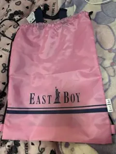 East Boy ピンクナップサック　ドローストリングバッグ　イーストボーイのサムネイル